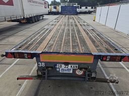 VAN HOOL 3 AXLE PLATFORM HARD WOOD FLOOR