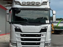 SCANIA R450 6x2 LL Pritsche FASSI 155 LK Lenk/Lift