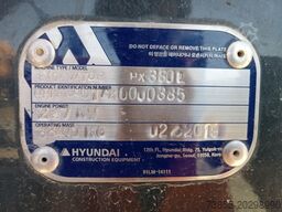 Hyundai HX380L with 20m longfront and excavation boom