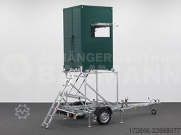 TPV Trailers TPV TRAILER MOBILE JAGDKANZEL 442X199x218CM 750KG SPEZIALANHÄNGER