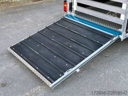 Vezeko VT 2700 ALUBODEN | RAMPE-/TÜR-KOMBI | TREIBGITTER 320X160X190CM VIEHANHÄNGER | RAMPENGUMMI | LÜFTUNG