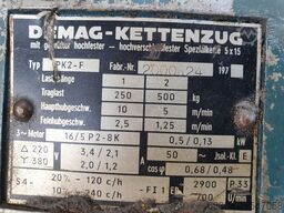 DEMAG / STAHL Kettenzug Demag / Stahl - 14 Stück.