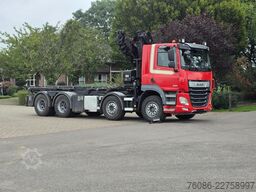 DAF CF530 FAD HIAB 302 30tm KRAAN/CONTAINER!! ZERO ...