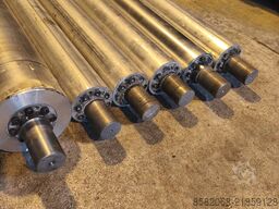 Aluminum rollers for paper processing 