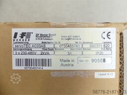  IEF servoTEC AC03AS / S60301-620 Servoregler  SN: 90558 --