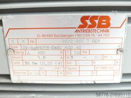 SSB Antriebstechnik DV-SgBH053-0480.600.40 Getriebemotor SN:96020557001