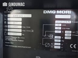 DMG MORI CMX 600V