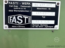 SCHRÖDER-FASTI Sickenmaschine Typ 63x1,5