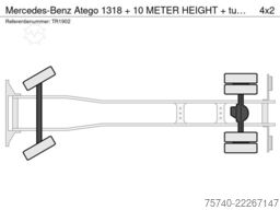 Mercedes-Benz Atego 1318 + 10 METER HEIGHT + tunnel/mine edit...