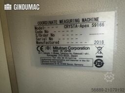 Mitutoyo CRYSTA-Apex S 9166