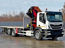 IVECO Stralis 460 PRITSCHE 6,60m +KRAN +FUNK
