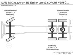 MAN TGX 33.520 6x4 BB Epsilon Q150Z SOFORT VERFÜGBAR!