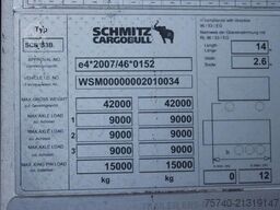Schmitz Cargobull 3 CARRIER VECTOR 1950 + 2.58 HEIGHT +  LIFT 10-...