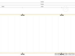 5x15m Lagerbühne , Belastung : 500kg/qm Unterkante: 3m ,ca. 75qm , Systembühne