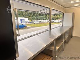 Voll ausgestatteter Gastro-Contrailer (Hydraulik-Absenkbar) | Profi-Küche NEU