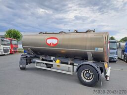 Schwarte Edelstahltankanhänger 15500 l ISOLIERT