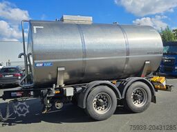 Tandemanhänger - Edelstahl - 13000 l - Isoliert