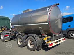 Tandemanhänger - Edelstahl - 13000 l - Isoliert