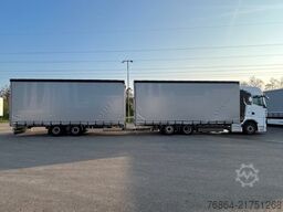 MAN TGX 26.480 6X2, PRITSCHE-PLANE JUMBO-ZUG, H&W TANDEM
