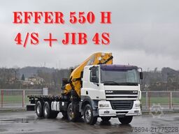 DAF CF 85.480 * EFFER 550 H 4/S+JIB 4S* FUNK / 8x4