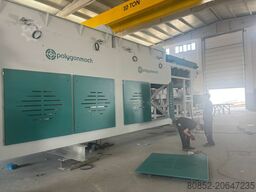 Polygonmach mobile cold asphalt mixing plant- batch and vol...