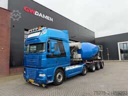 DAF XF 105 460 + Mixeroplegger 14 M3 met Motor