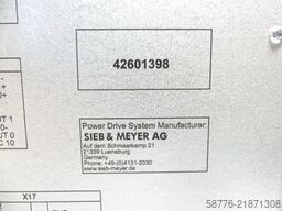 Sieb & Meyer Sieb  Meyer 0362141EF1005 Type: 86/9 S 30110180 SN: 1000349178 --