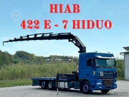 DAF XF 95.480 * HIAB 422 E-7 HIDUO + FUNK * TOP