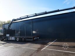 DAF CF 480 8x2 Open box truck with Hiab X-Hiduo 228...