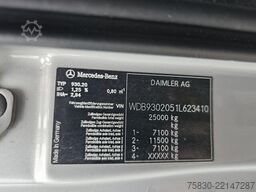 Mercedes-Benz ACTROS 2541 6x2 / PALFINGER 42 tm CRANE / KRAN