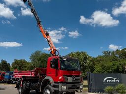 MERCEDES-BENZ Axor 1833 4x4 Kipper Kran 17m FUNK AHK