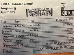 KUKA KR 240 L210-2 2000 Seriennr. 911888