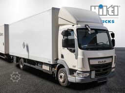DAF LF 220 12t SAXAS KOFFER + ANHÄNGER MOESLEIN AHK