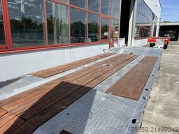 Möslein T 2 Schwebheim  Neuer 2 Achs Tieflader- Anhänger, Verbreiterung