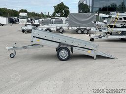 Martz MAXI 264 I RAMPE 264X126X40CM 750KG TIEFLADER | DEICHSEL KLAPPBAR
