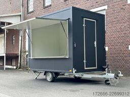Andere VK 15302023 | SCHWARZ | GASTÜR 300X200X230CM 1500KG VERKAUFSANHÄNGER