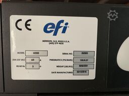 efi Vutek H2000 Pro UV Hybrid Printer 7pl / 1000 dpi Ultrafrop