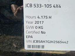 Telehandler JCB 533-105