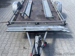 SARIS Motorradtransporter Tieflader Einachser