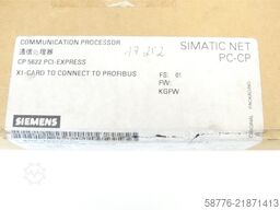 Siemens 6GK1562-2AA00 PC-CP X1-Cars Version 01 SN VPJ1281754