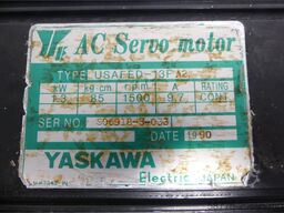 Yaskawa USAFED-13F A2 AC Servo Motor SN: S06918-3-033