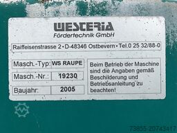 Westeria WindSifter on tracks