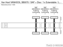 Van Hool VANHOOL 3B0070 / SAF + Disc / 1x Extendable / L...