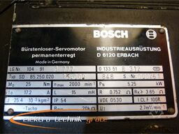 Bosch SD-B5.250.020-13.000 Bürstenloser Servomotor