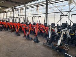 Kubota U10-3 en Bobcat minigraafmachines