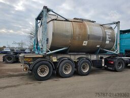 VAN HOOL Tankchassis + Tankcontainer