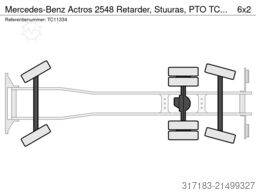 Mercedes-Benz Actros 2548 Retarder, Stuuras, PTO