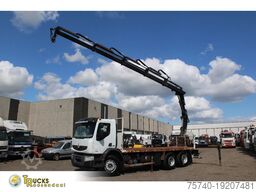 Renault Kerax 370 + HIAB 166-4 HIDRUO + 6X4 + MANUAL + ...