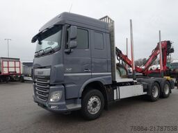 DAF XF 510 MIT PENZ LADEKRAN 15Z8.70 INKL. HOLZGREIFER 6X4