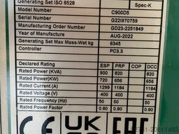 Cummins C900D5 - 900 kVA Open Surplus Genset - DPX-18527-O